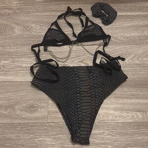 Black Snake Rave Set - Lyte Couture